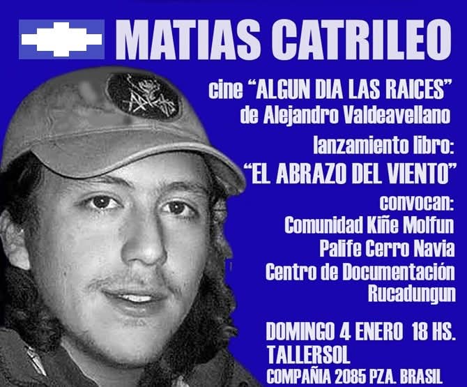 Matías Catrileo Presente a través del Cine y la Poesía